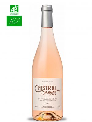 Mistral gagnant 2023 Rosé Chateau Font Barriele
